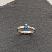 Load image into Gallery viewer, &quot;Isabella&quot; blue paua shell ring
