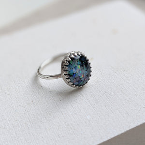 "Ania" Opal Triplet Ring