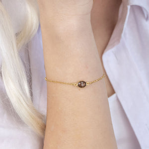 "Anna" delicate gemstone bracelet