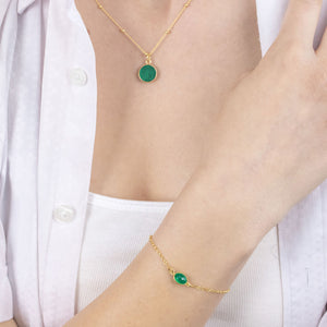 "Anna" delicate gemstone bracelet