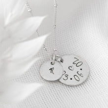 Load image into Gallery viewer, Personalised date necklace
