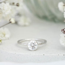 Load image into Gallery viewer, &quot;Gaia&quot; Solitaire Collet Ring
