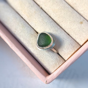 "Kate" sea glass ring