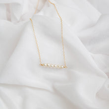Load image into Gallery viewer, &quot;Abigail&quot; pearl bar necklace
