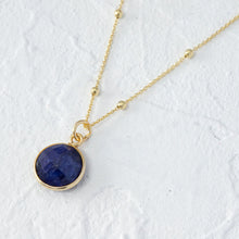 Load image into Gallery viewer, &quot;Gabriela&quot; gemstone pendant in gold vermeil
