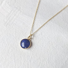 Load image into Gallery viewer, &quot;Gabriela&quot; gemstone pendant in gold vermeil
